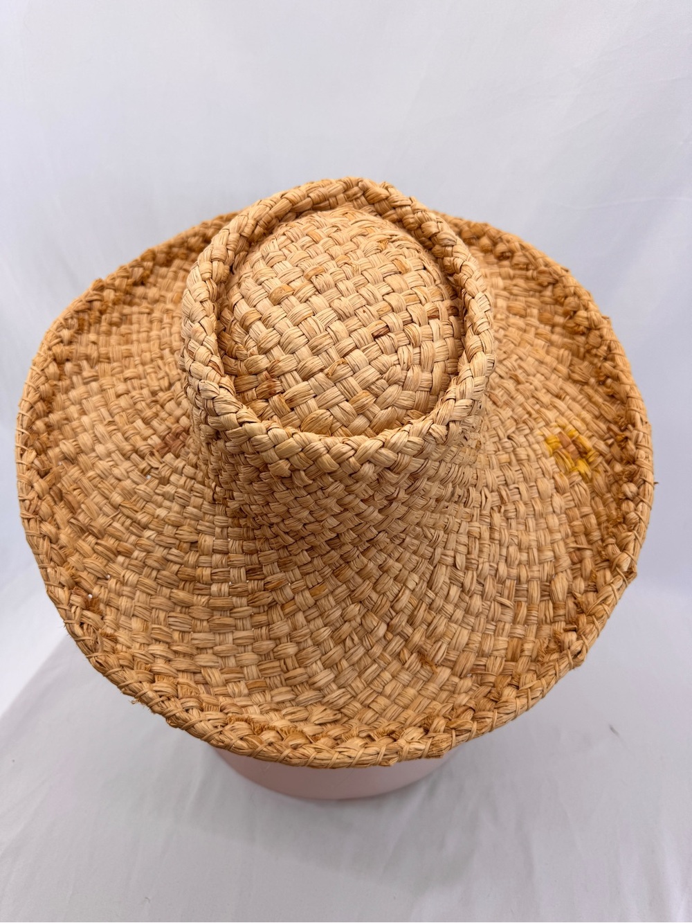 VINTAGE Rare 1980s Helen Kaminski Safari Fedora Straw Hat - Made in Australia - Picture 8 of 15